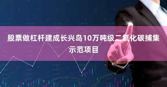 股票做杠杆建成长兴岛10万吨级二氧化碳捕集示范项目
