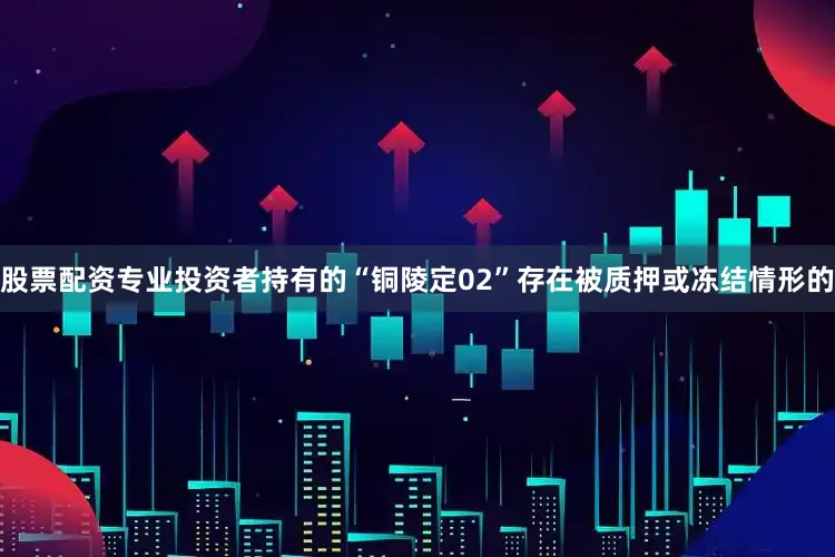 股票配资专业投资者持有的“铜陵定02”存在被质押或冻结情形的